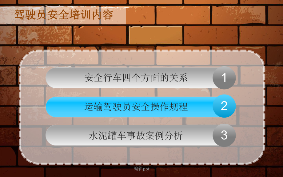 混凝土罐車駕駛員安全培訓